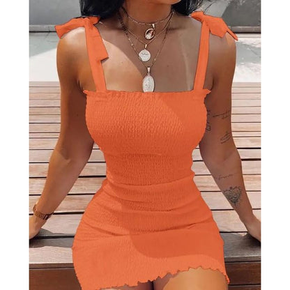 CD | Rochie mini cu bretele spaghetti YS10016