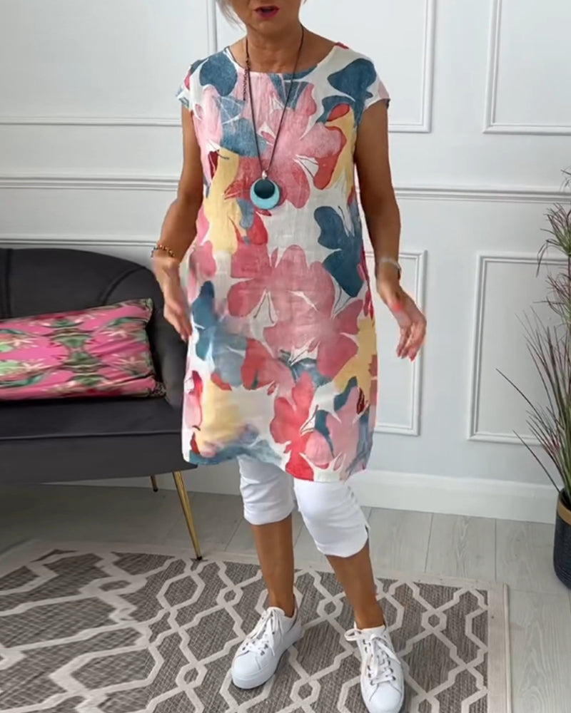 CD - Rochie casual cu flori