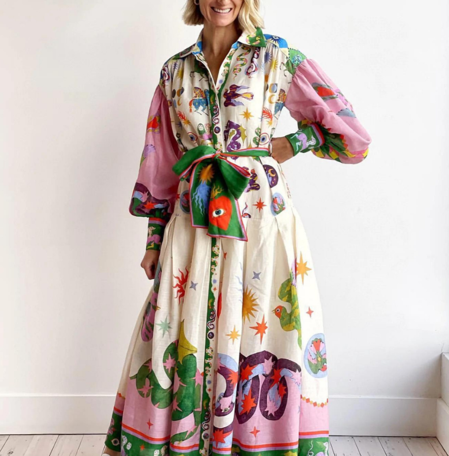 CD - Rochie maxi italiană
