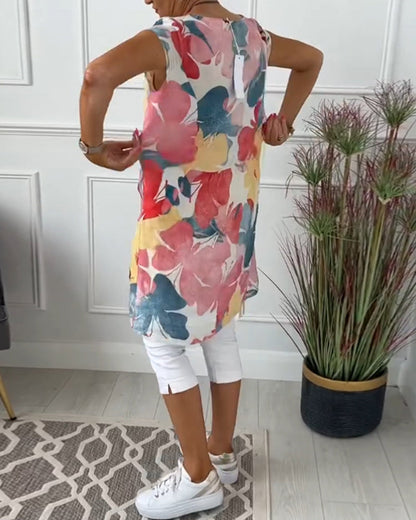 CD - Rochie casual cu flori