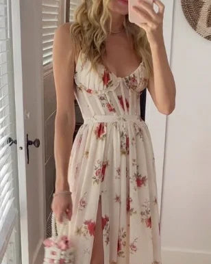 CD | Rochie maxi florală elegantă