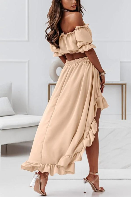 CD | Rochie midi cu umerii deschiși
