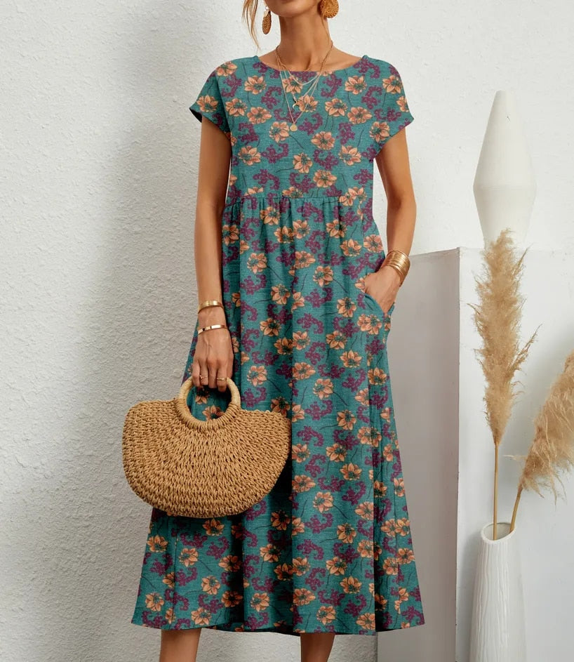 CD - Rochie florală fermecătoare