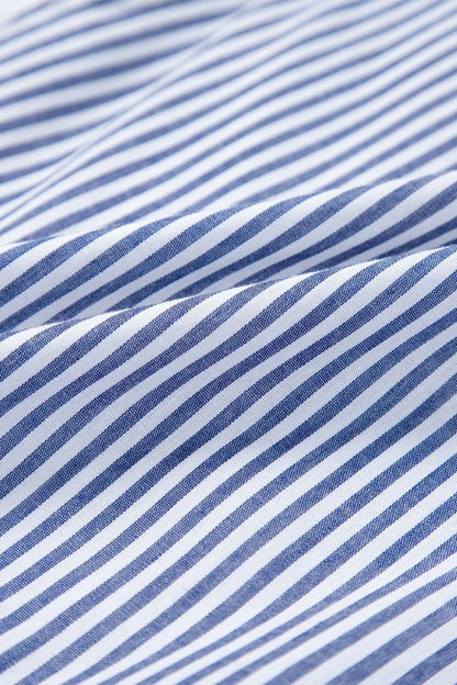 CD | Stripe Rochie mini fără mâneci, cu ric rac crestat