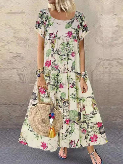 CD - Rochie maxi florală boho chic