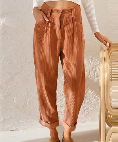 CD | Pantaloni eleganți din catifea