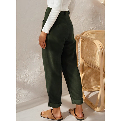 CD | Pantaloni eleganți din catifea