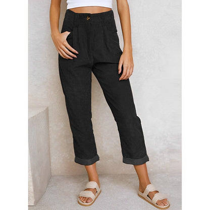 CD | Pantaloni eleganți din catifea
