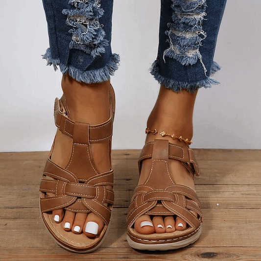 CD | Sandale Comfort realizate din piele de epocă