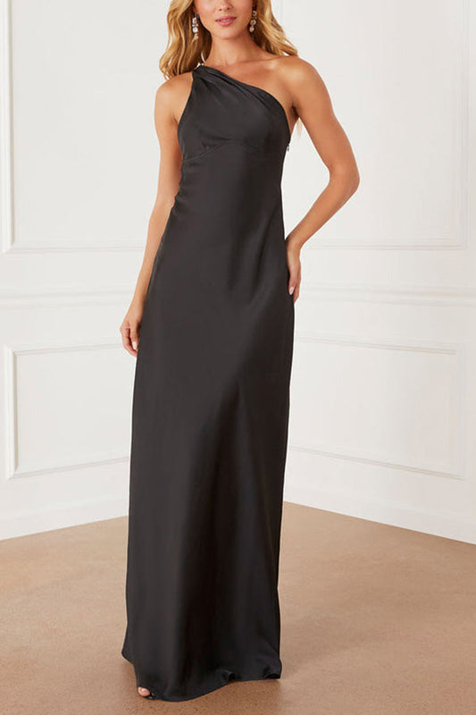 CD | Zaine rochie maxi cu un umăr