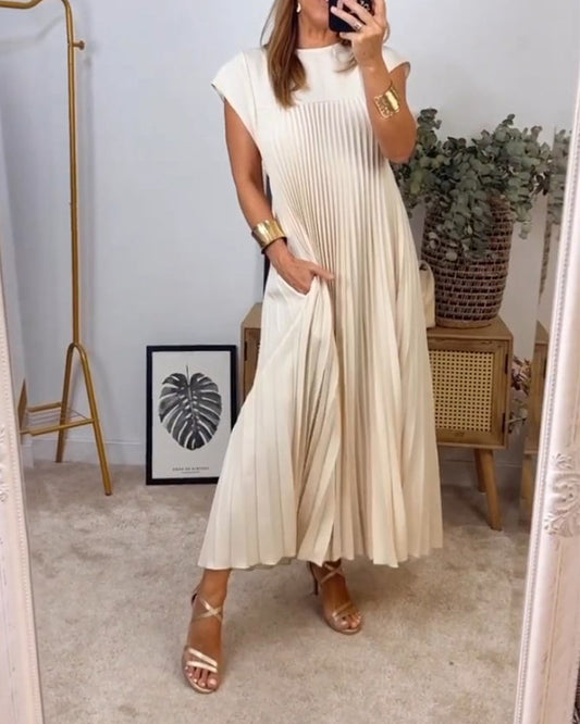 CD | Rochie maxi plisată elegantă