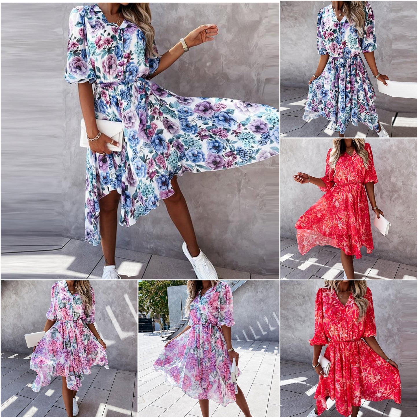 CD | "Fiorela" rochie de designer din sifon