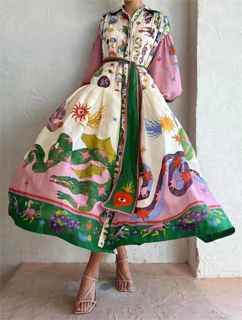 CD - Rochie maxi italiană