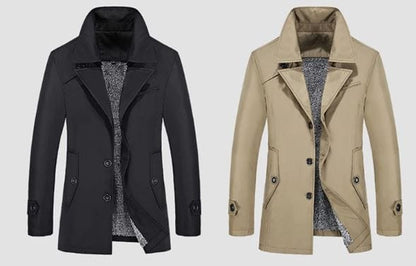 CD | Bărbați de moda trench coat