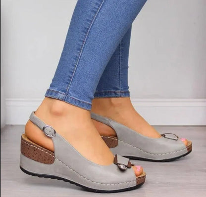 CD | Sandale cu toc wedge pentru femei