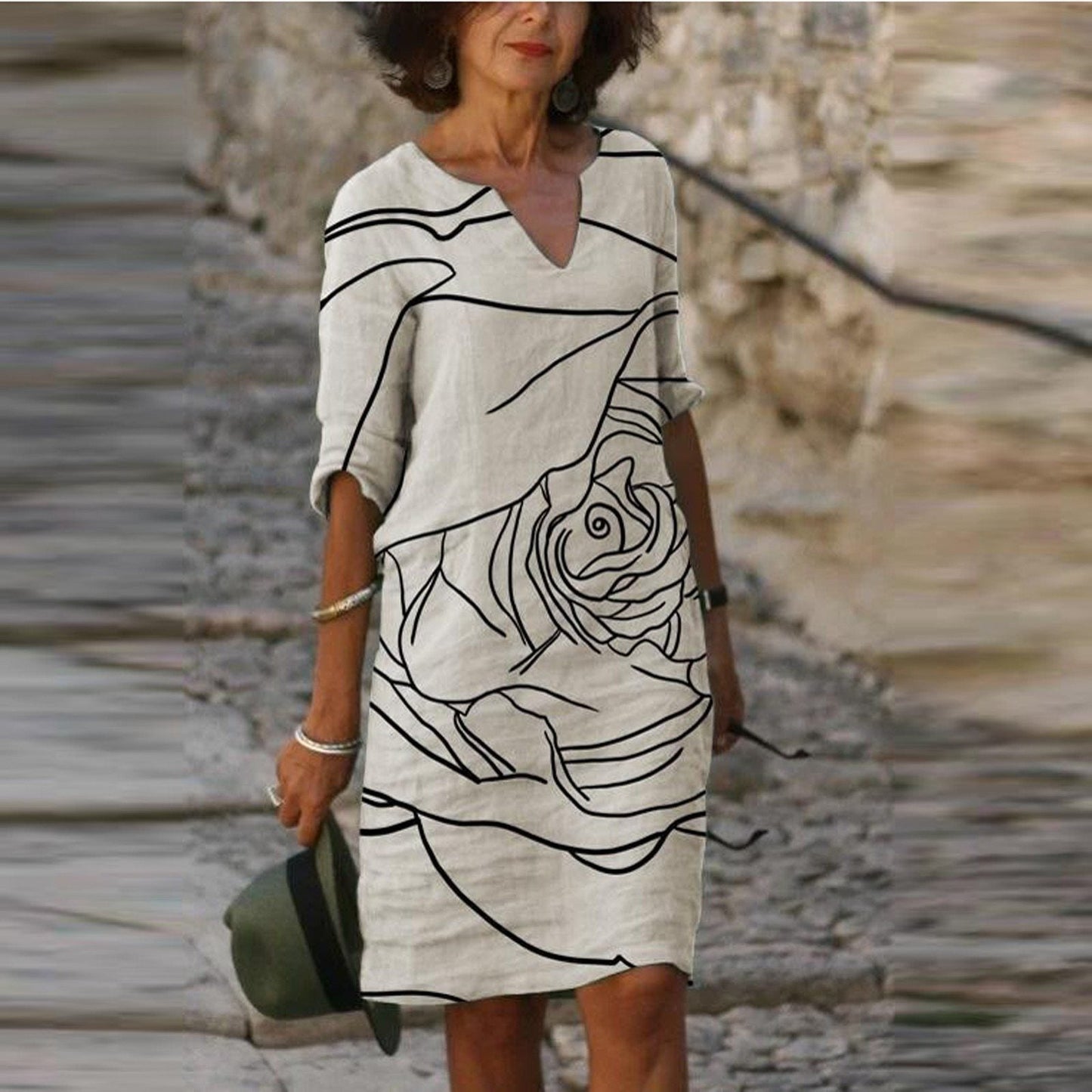CD | "Liana" rochie de designer boho
