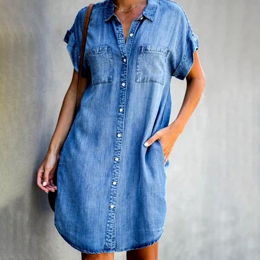 CD | "Eva" rochie de blugi de designer