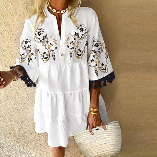 CD | "Liane" rochie de designer boho