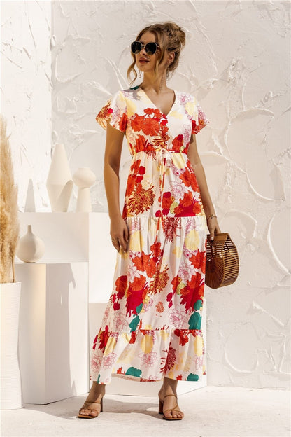 CD | "Kailani" Rochie maxi elegantă de designer