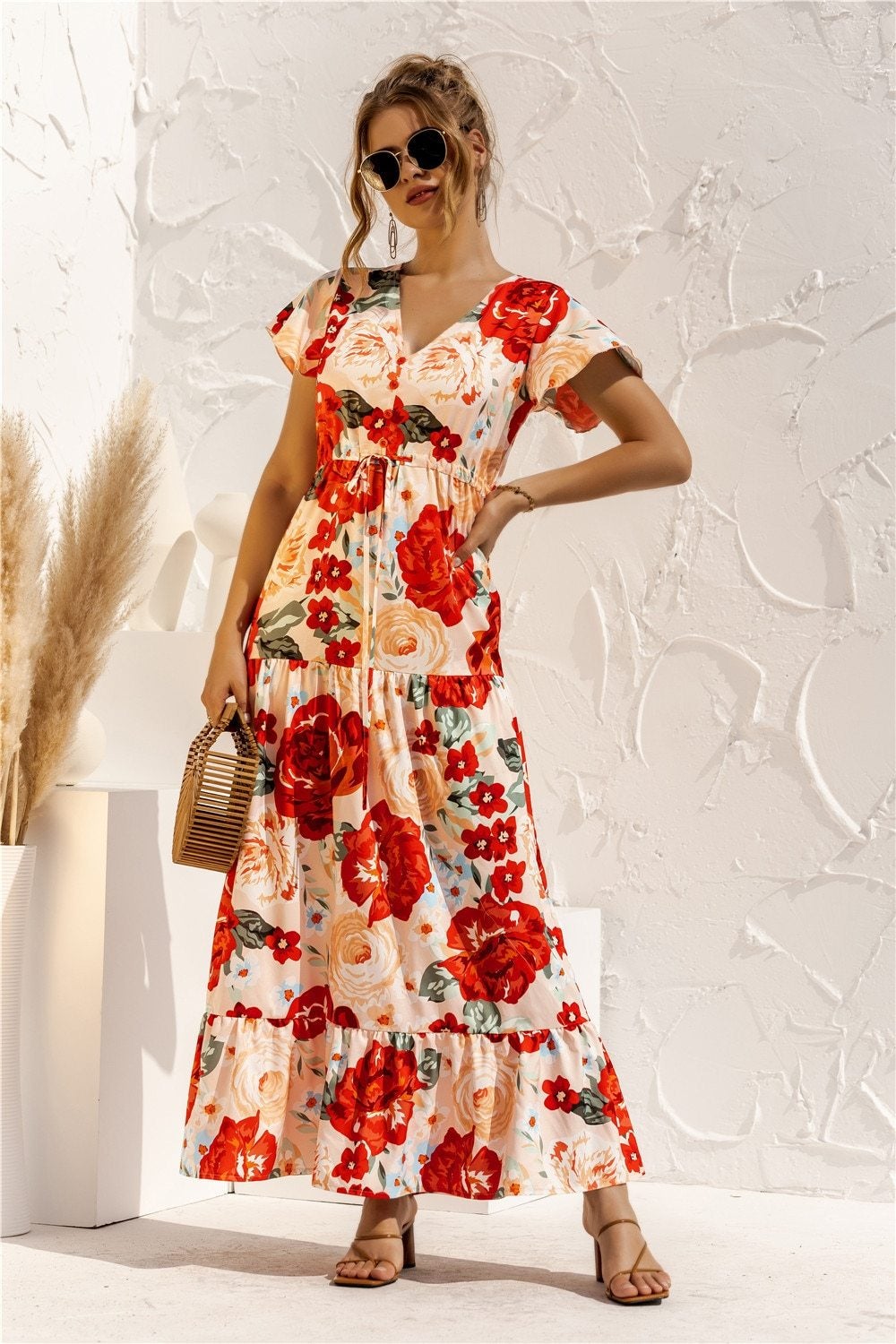 CD | "Kailani" Rochie maxi elegantă de designer