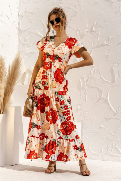CD | "Kailani" Rochie maxi elegantă de designer