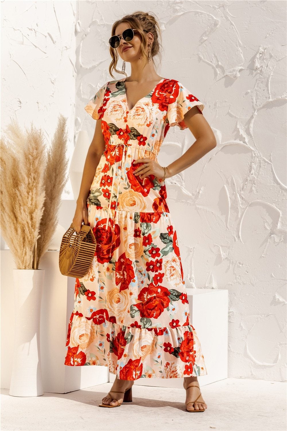 CD | "Kailani" Rochie maxi elegantă de designer
