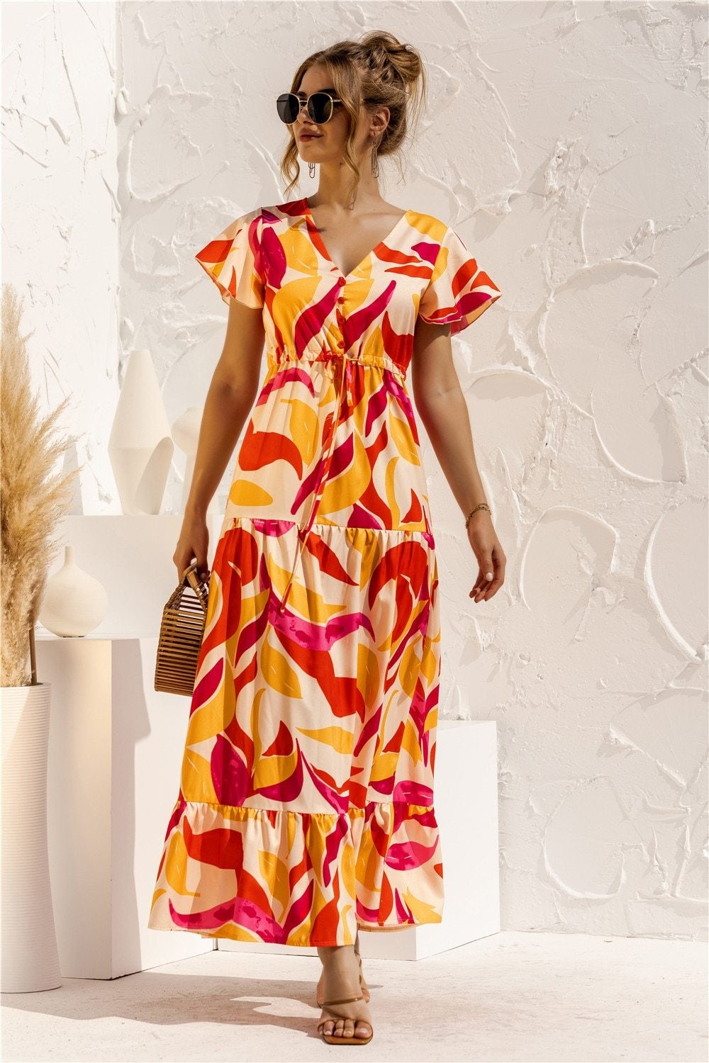 CD | "Kailani" Rochie maxi elegantă de designer