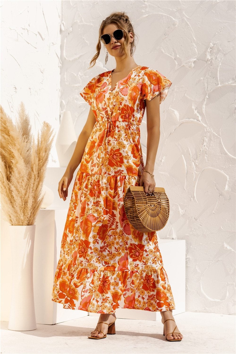 CD | "Kailani" Rochie maxi elegantă de designer