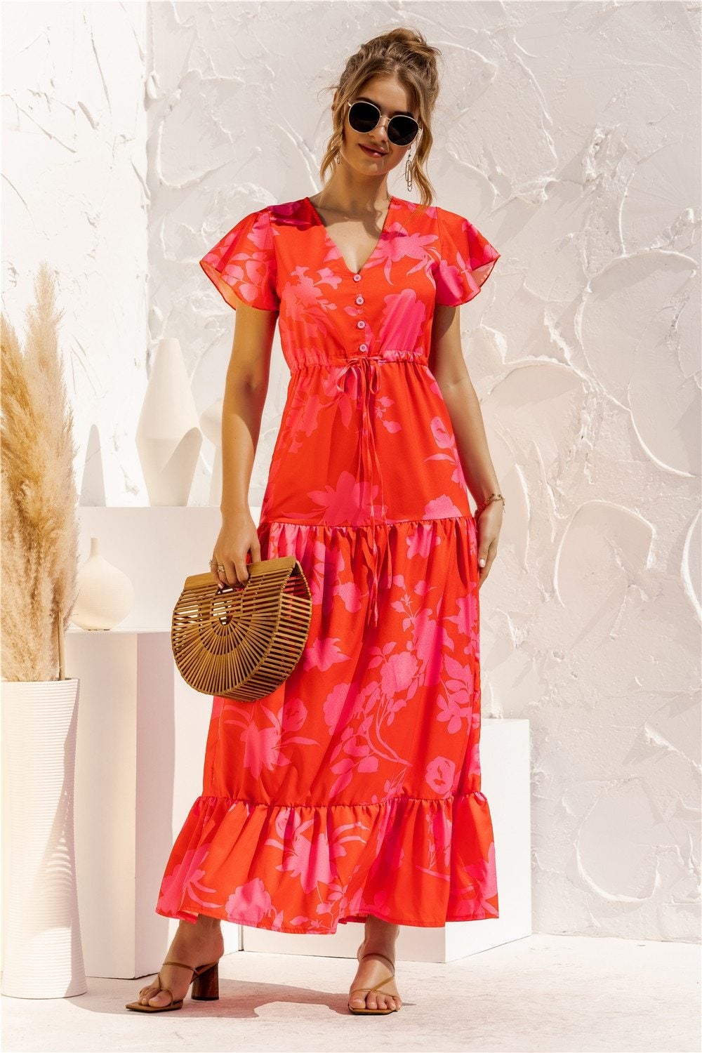 CD | "Kailani" Rochie maxi elegantă de designer