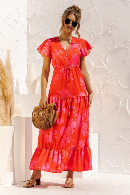 CD | "Kailani" Rochie maxi elegantă de designer
