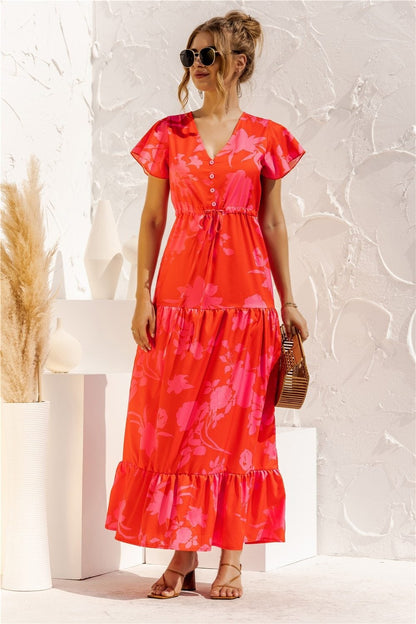 CD | "Kailani" Rochie maxi elegantă de designer