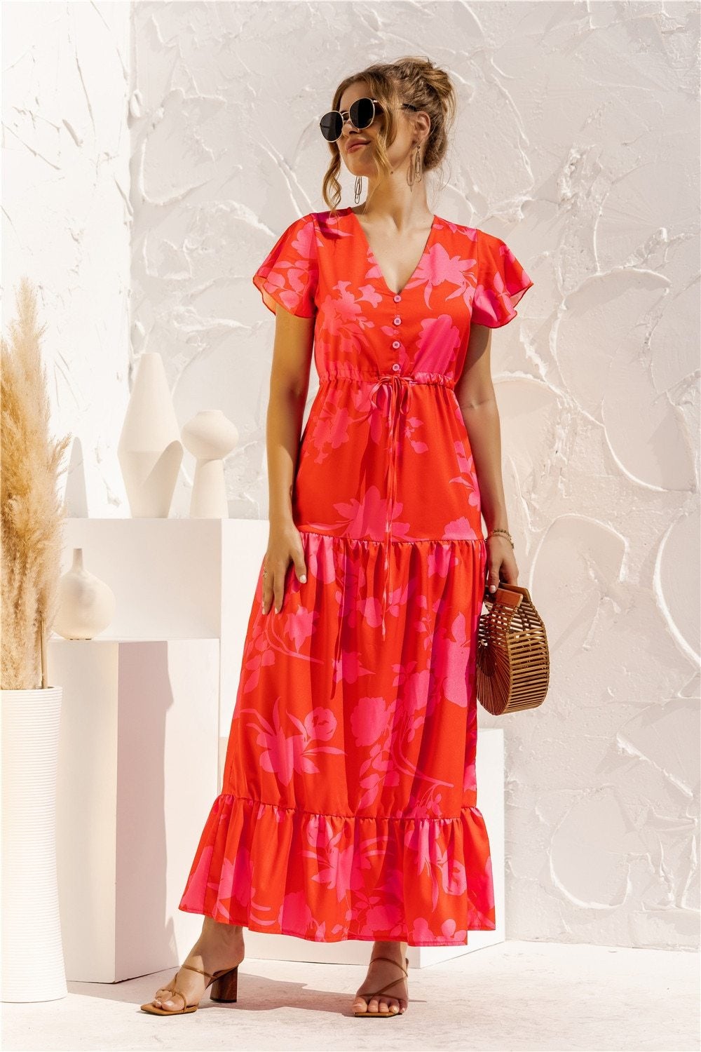 CD | "Kailani" Rochie maxi elegantă de designer