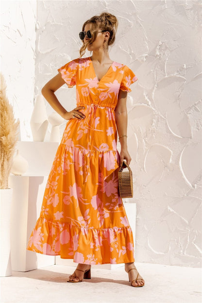 CD | "Kailani" Rochie maxi elegantă de designer
