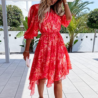 CD | "Fiorela" rochie de designer din sifon