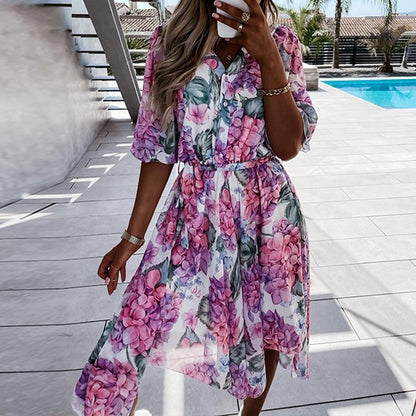 CD | "Fiorela" rochie de designer din sifon