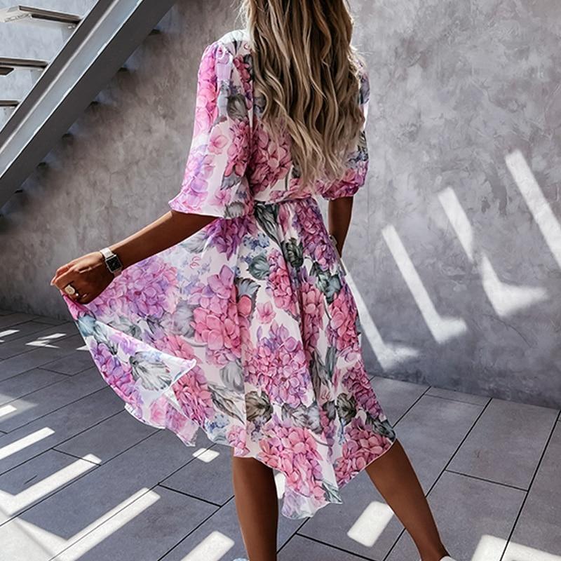 CD | "Fiorela" rochie de designer din sifon