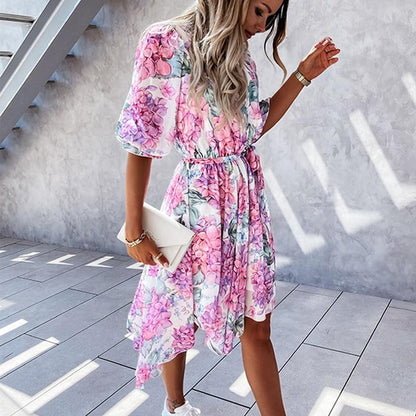 CD | "Fiorela" rochie de designer din sifon