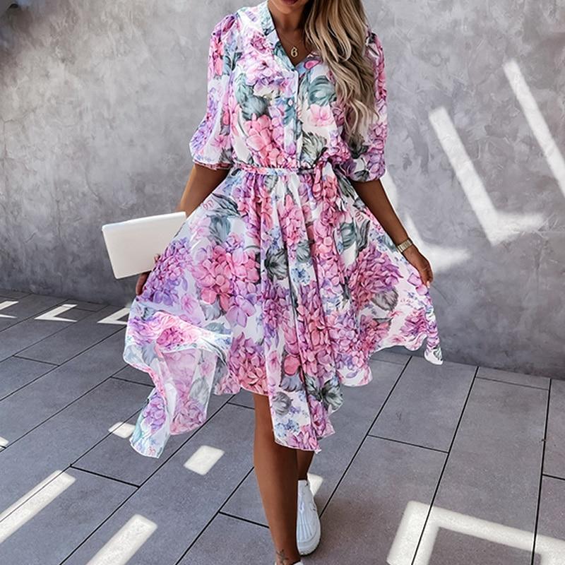 CD | "Fiorela" rochie de designer din sifon