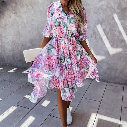 CD | "Fiorela" rochie de designer din sifon
