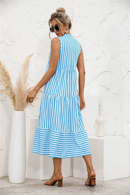 CD | "Nedda" Rochie de designer cu dungi