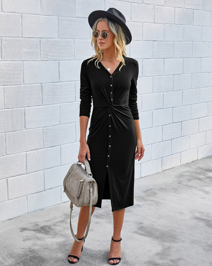 CD | "Nita" Rochie midi elegantă