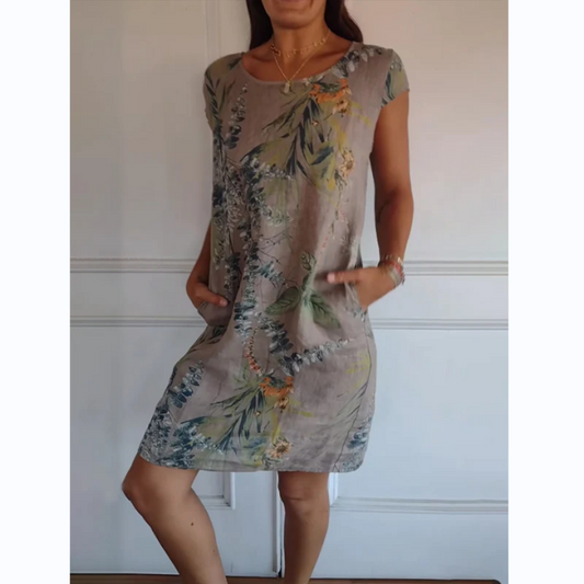 CD | Rochie midi botanică