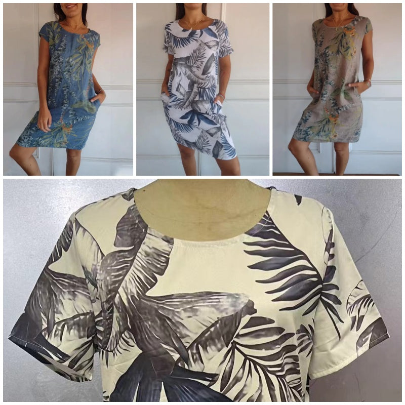 CD | Rochie midi botanică